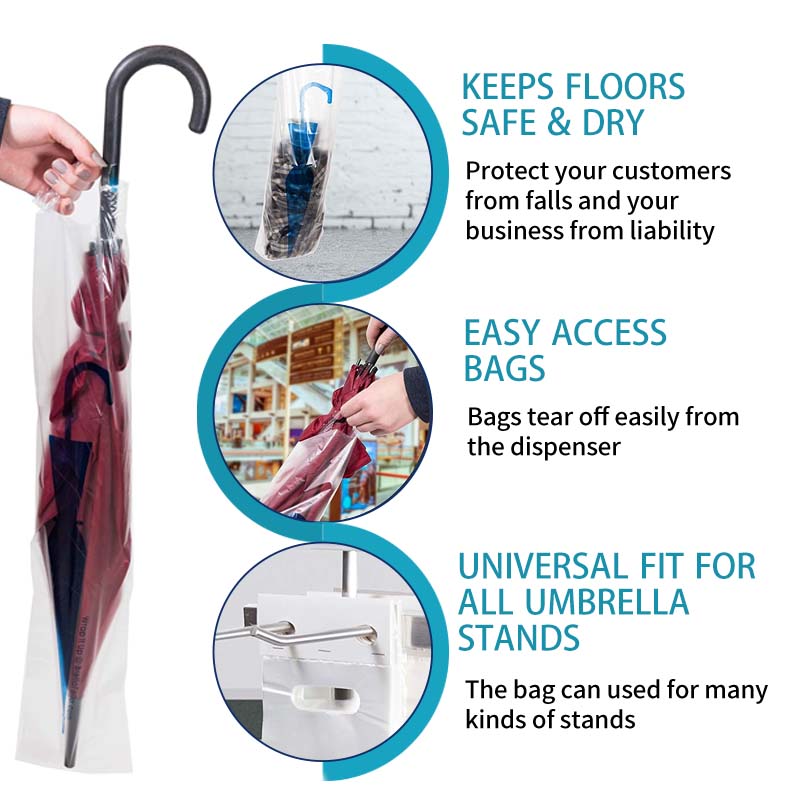 wet umbrella plastic pouch