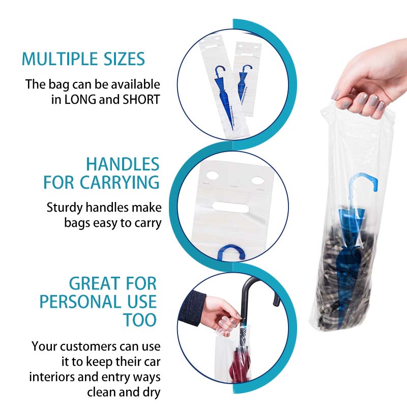 wet umbrella plastic pouch