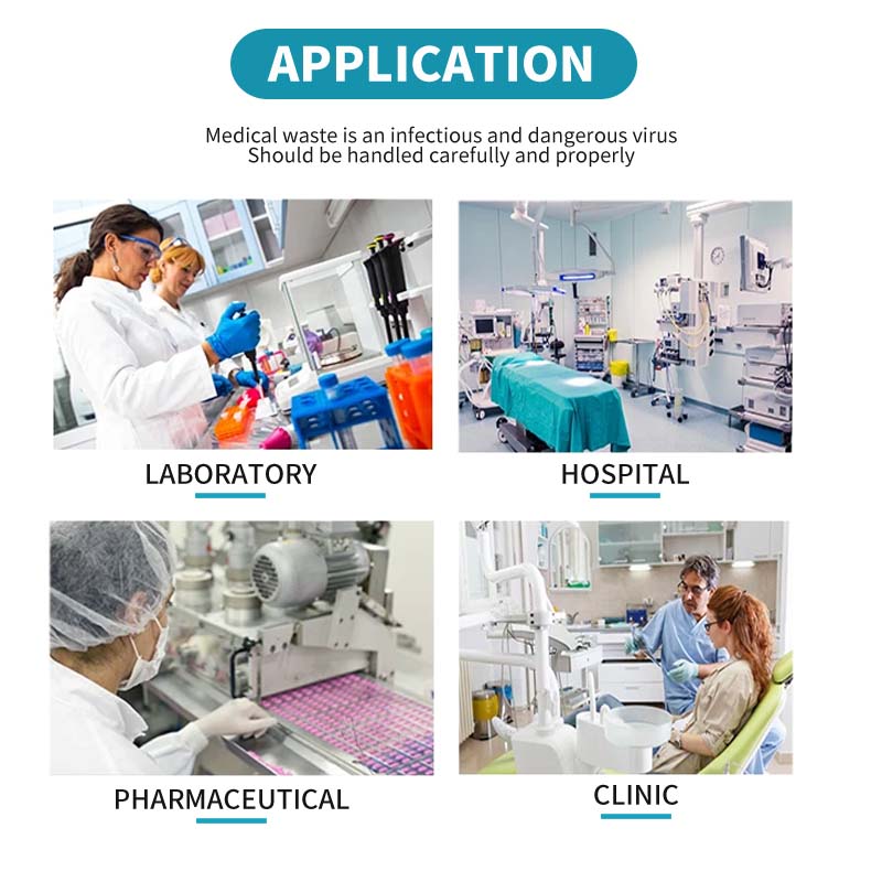 adhesive medical waste bag