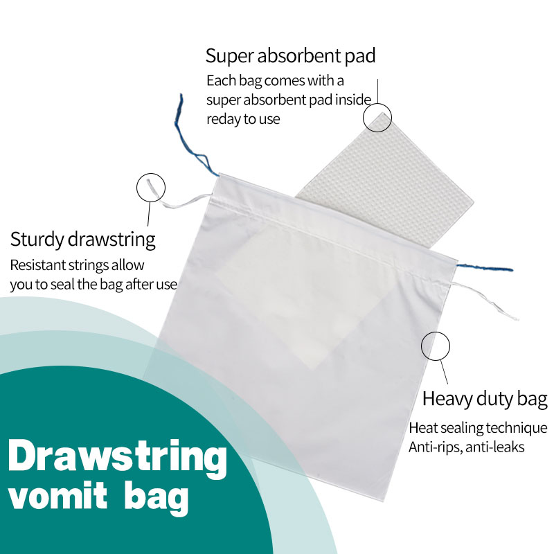 vomit bag with absorbent vomit bag with absorbent