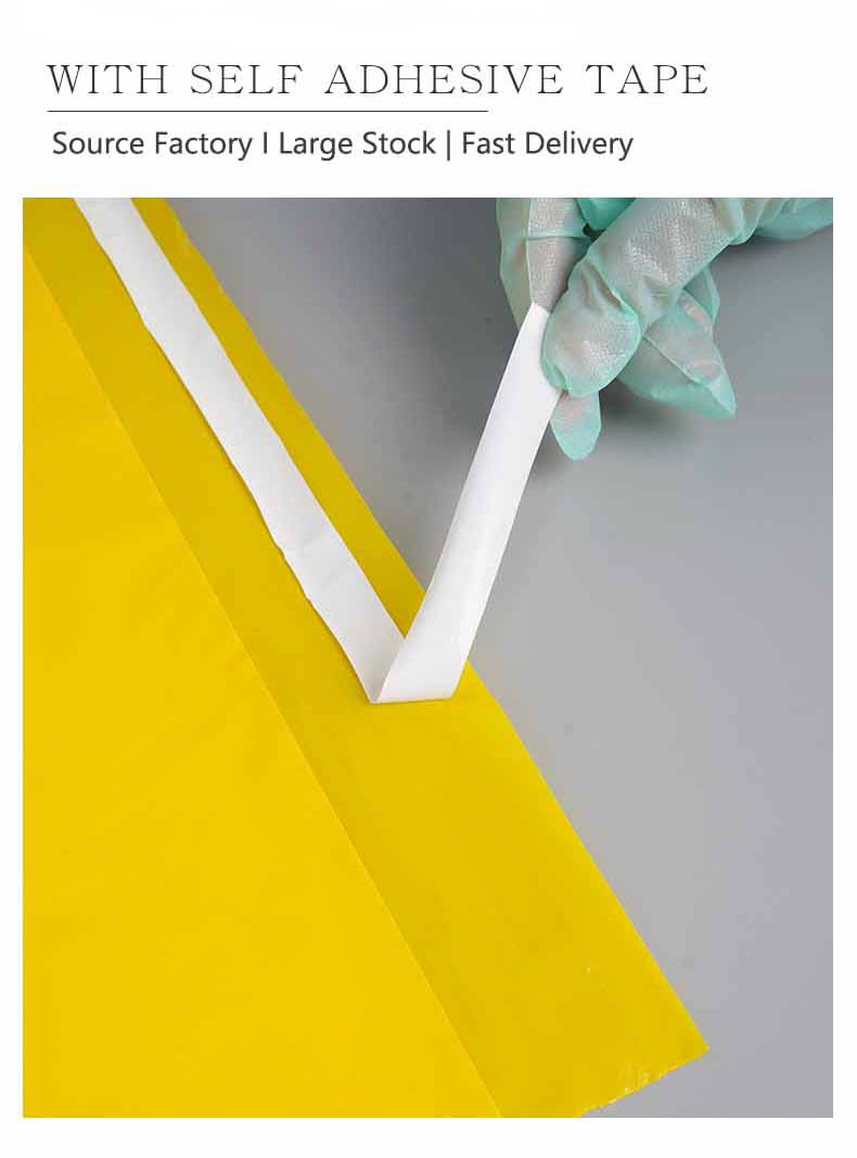 adhesive medical bag, medical waste bag