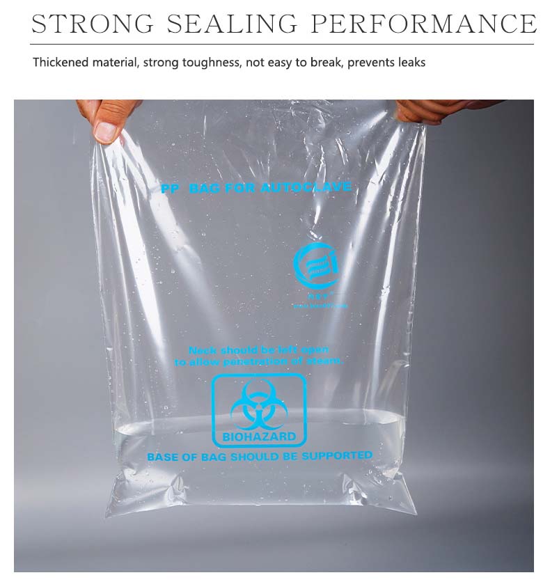 clear PP biohazard bag