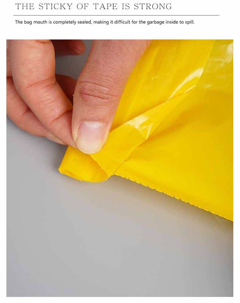 adhesive medical waste bag