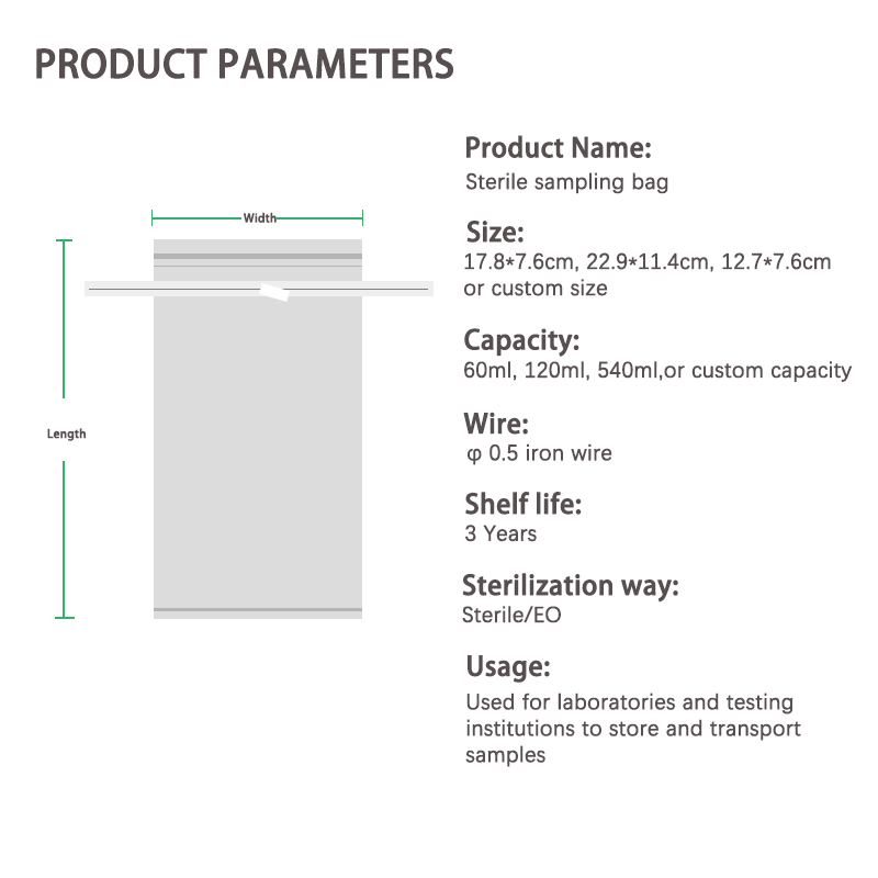 wire sampling bag