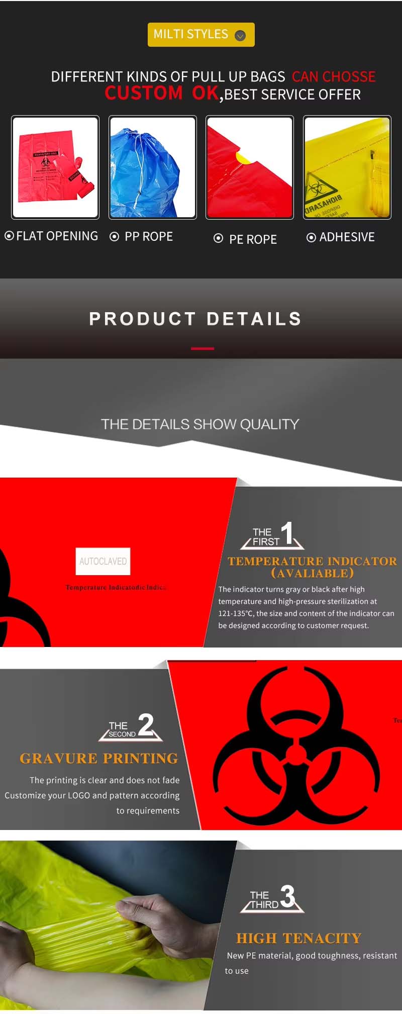 Biohazard Medical Bags Biohazard Medical Bags