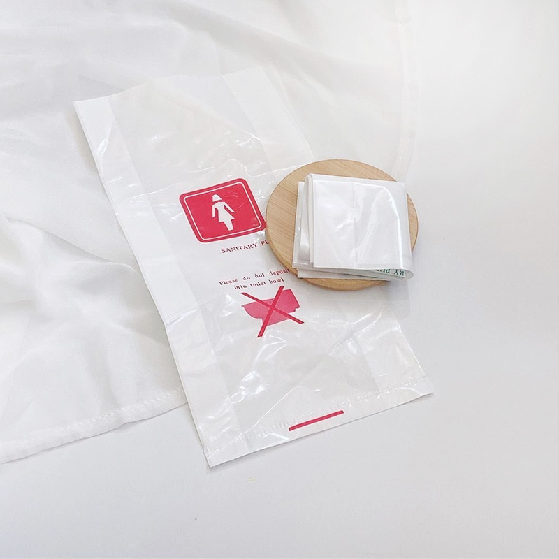 sanitary waste disposal bag